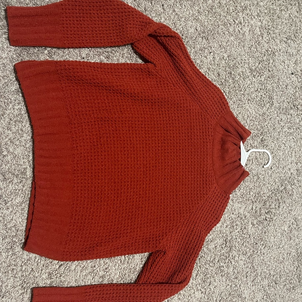 Pink rose sweater turtleneck size L